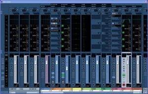 Cubase 4, ventana mixer