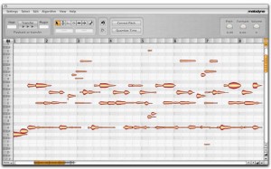 Melodyne editor