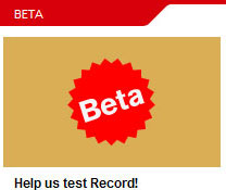 Record beta